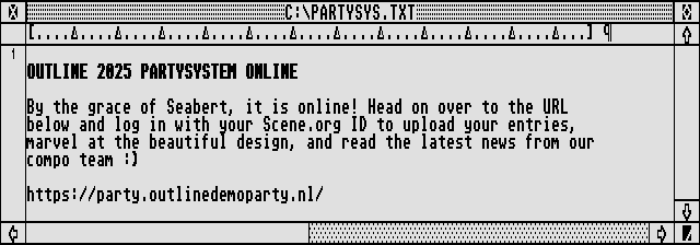 Outline 2025 Partysystem